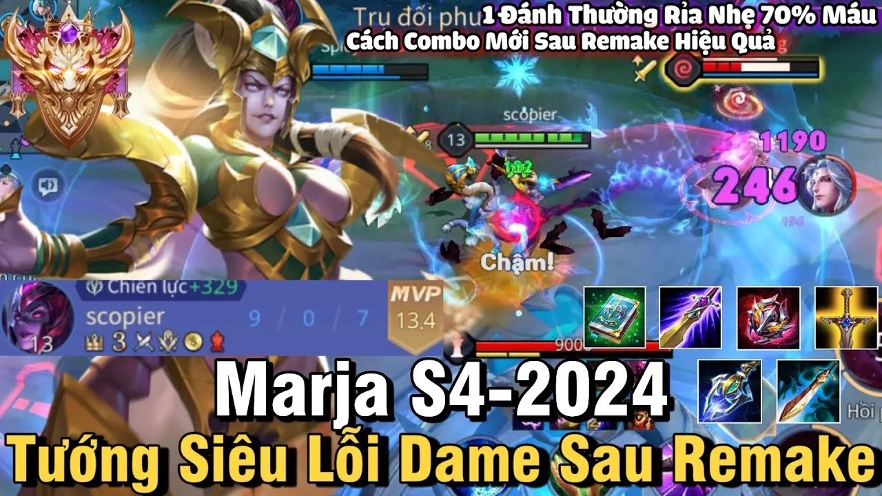 Thứ tự tăng kỹ năng và combo chuẩn cho Marja